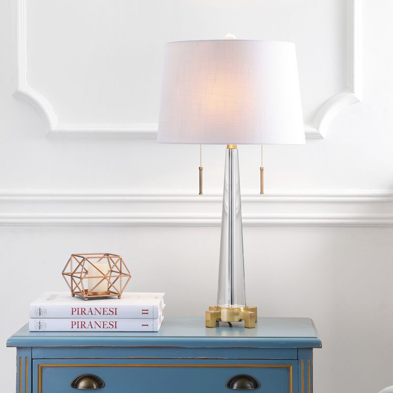 Zoe 2-Light Crystal LED Table Lamp