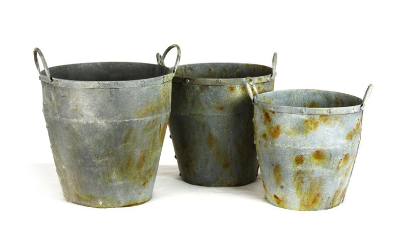 Metal Basket Set of 3 image number 0