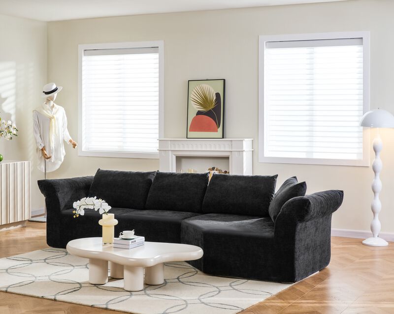 Kelhak Modern Minimalist Modular Sectional Sofa image number 2