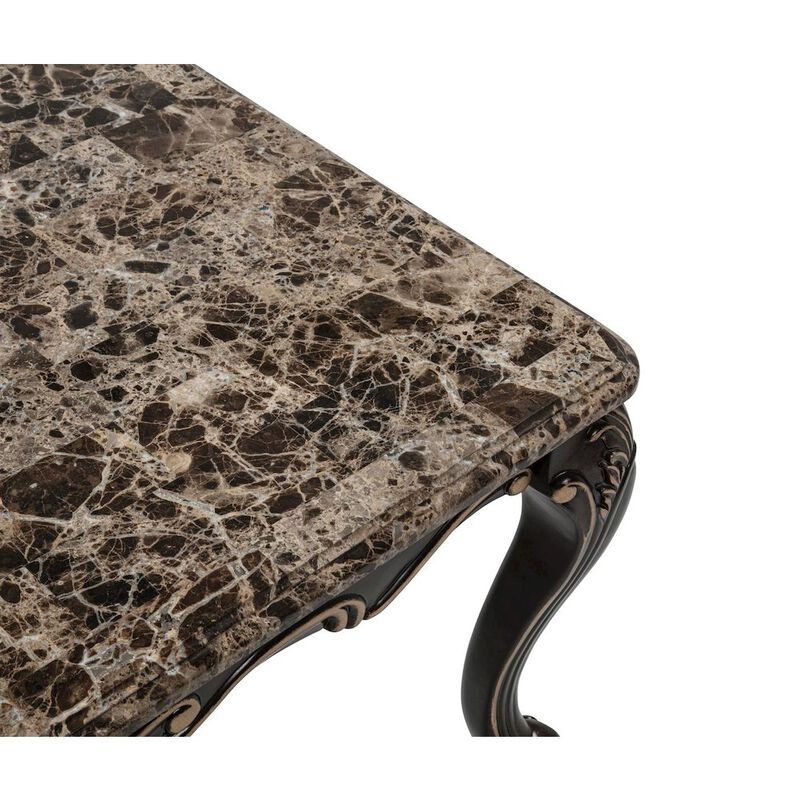 Best Master Furniture Tlerra Traditional End Table, Brown Espresso image number 2