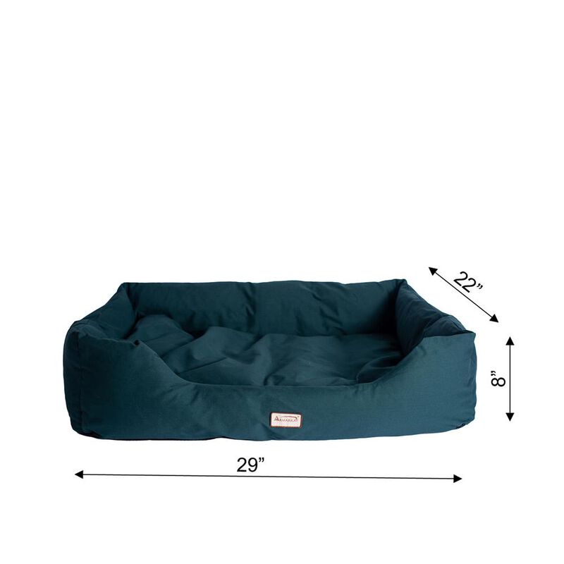 Armarkat Extra Large Laurel Green Bolstered Pet Bed