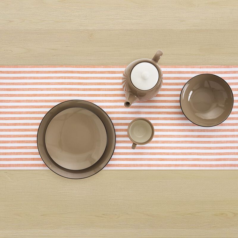Linen Table Runner - Amalfi Stripe image number 2