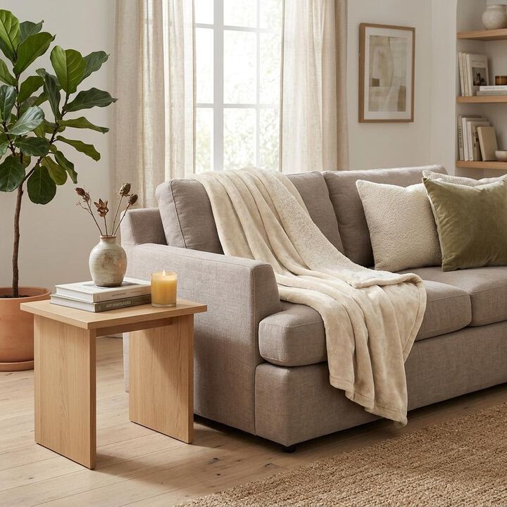 Fleece Plush Throw Blanket