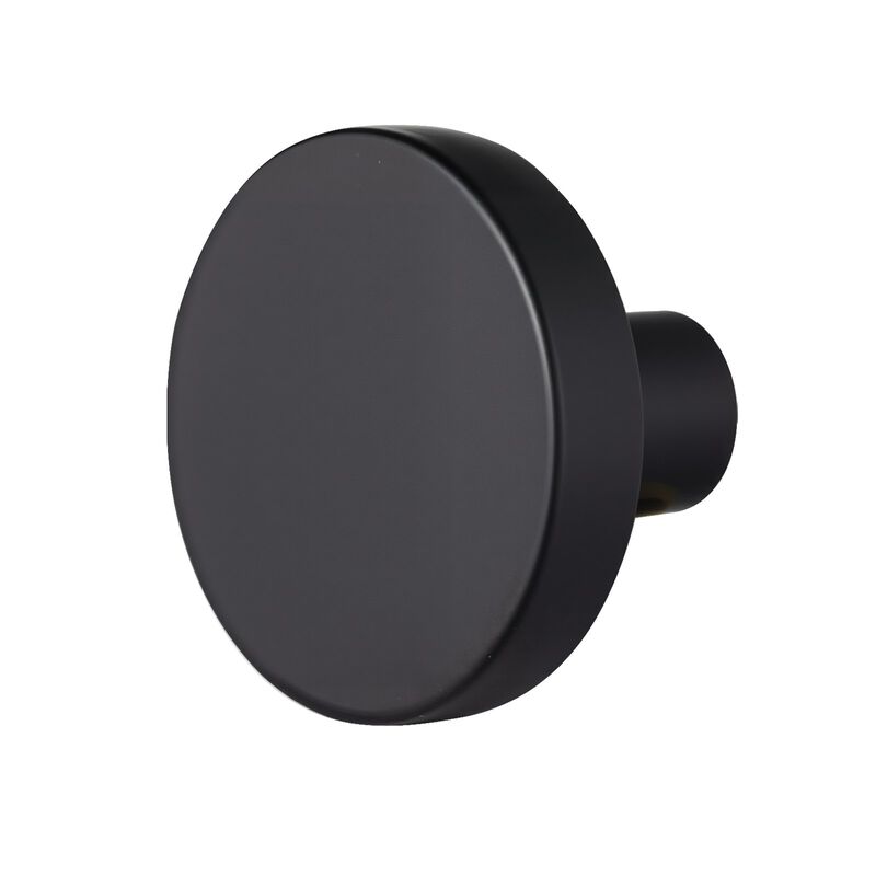 10 Pack Black Cabinet Knobs, Zinc Alloy Mushroom Drawer Pulls with Screws image number 5