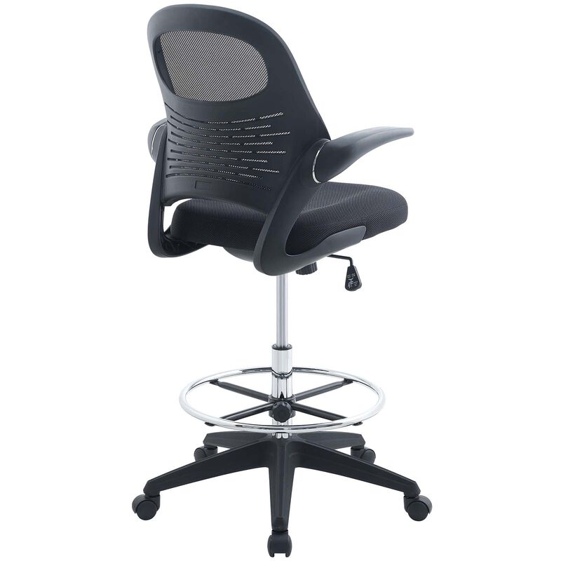 Modway Furniture - Stealth Drafting Chair Black image number 4
