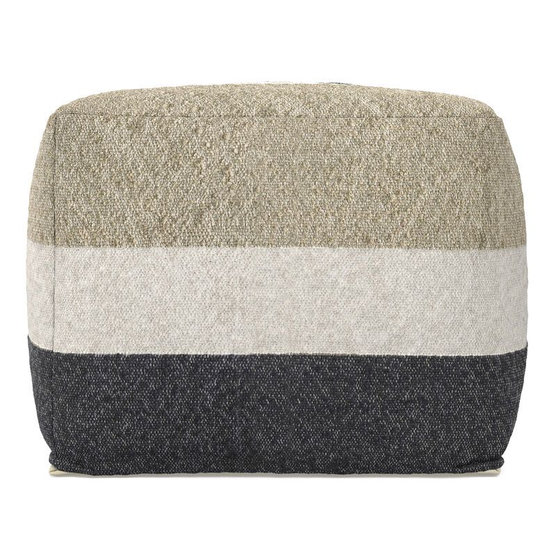 Simpli Home Claudette Square Pouf image number 2