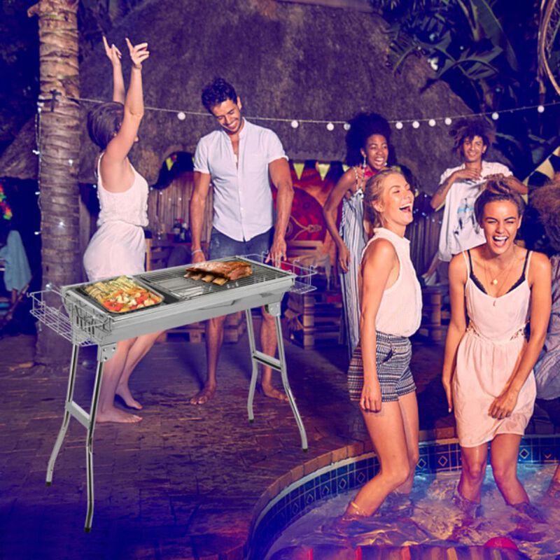 Portable Grill for Outdoor BBQ, Camping & Tailgating