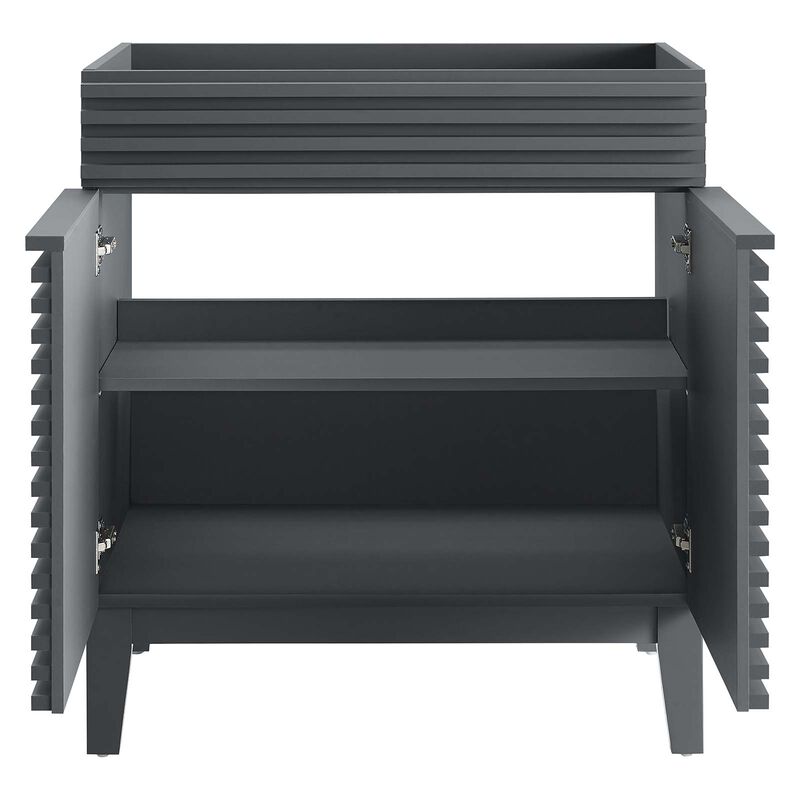 Render 30" Bathroom Vanity Cabinet (Sink Basin Not Included) image number 2