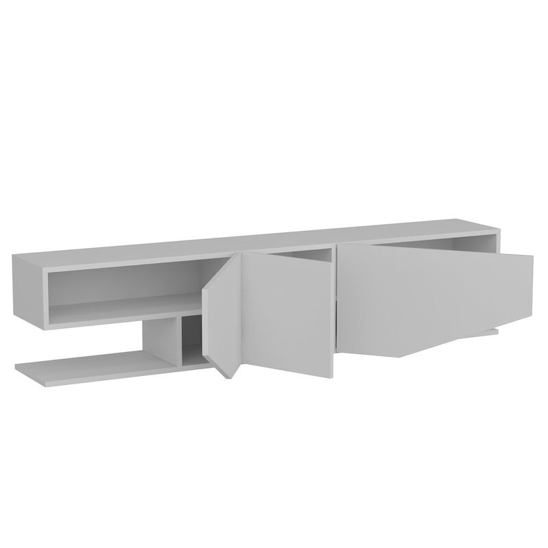 Decorotika Incia 71'' Tv Stand  - Gloss White image number 2