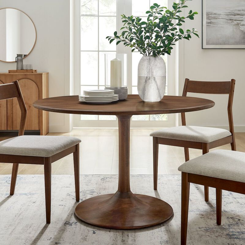 Lippa 48" Round Solid Wood Dining Table image number 6