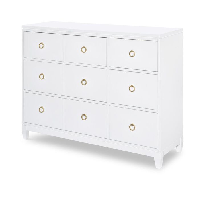 Legacy Classic Summerland 6-Drawer Dresser with Jewelry Tray - RSF - Felt Lined Top Drawer