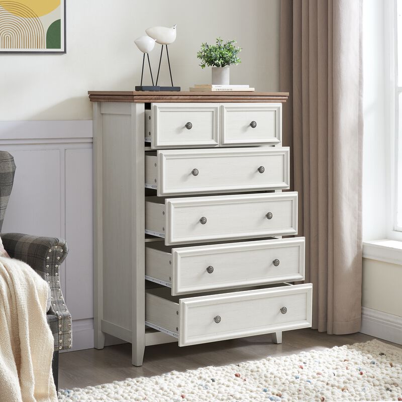 Rurwod Modern 6-Drawer Chest image number 3