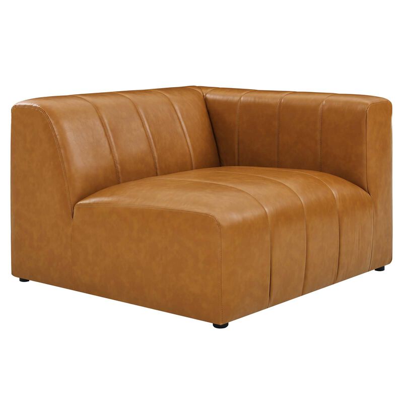 Bartlett Vegan Leather 2-Piece Loveseat Tan EEI-4513-TAN image number 2