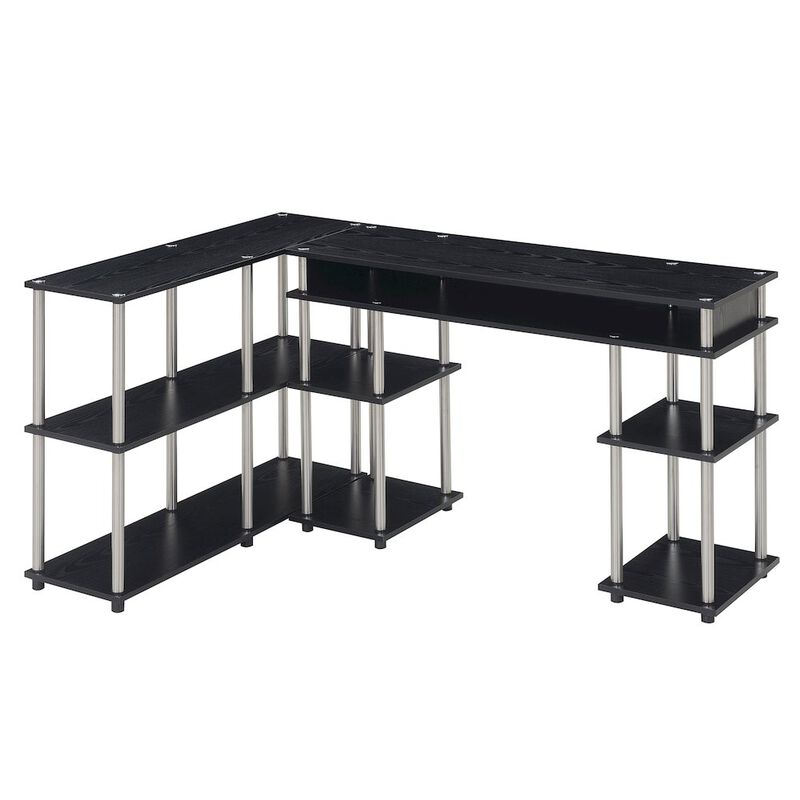 Convenience Concepts Designs2Go No Tools Desk and Console Table Set
