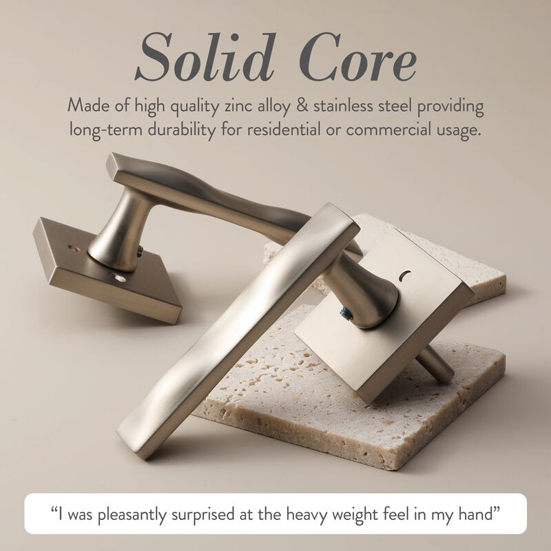 Essex Combined Modern Interior Door Handle (Privacy/Passage) image number 4