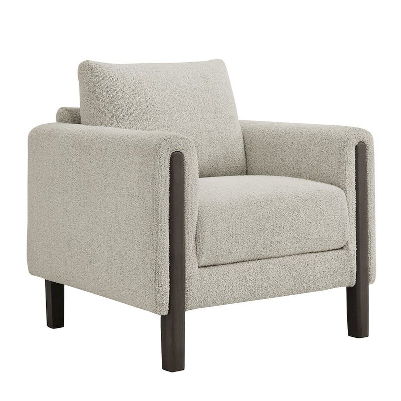 Hawken Boucle Fabric Accent Armchair image number 0