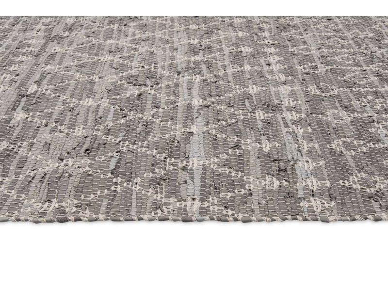 Enid Grey and Blue Tribal Rug image number 3