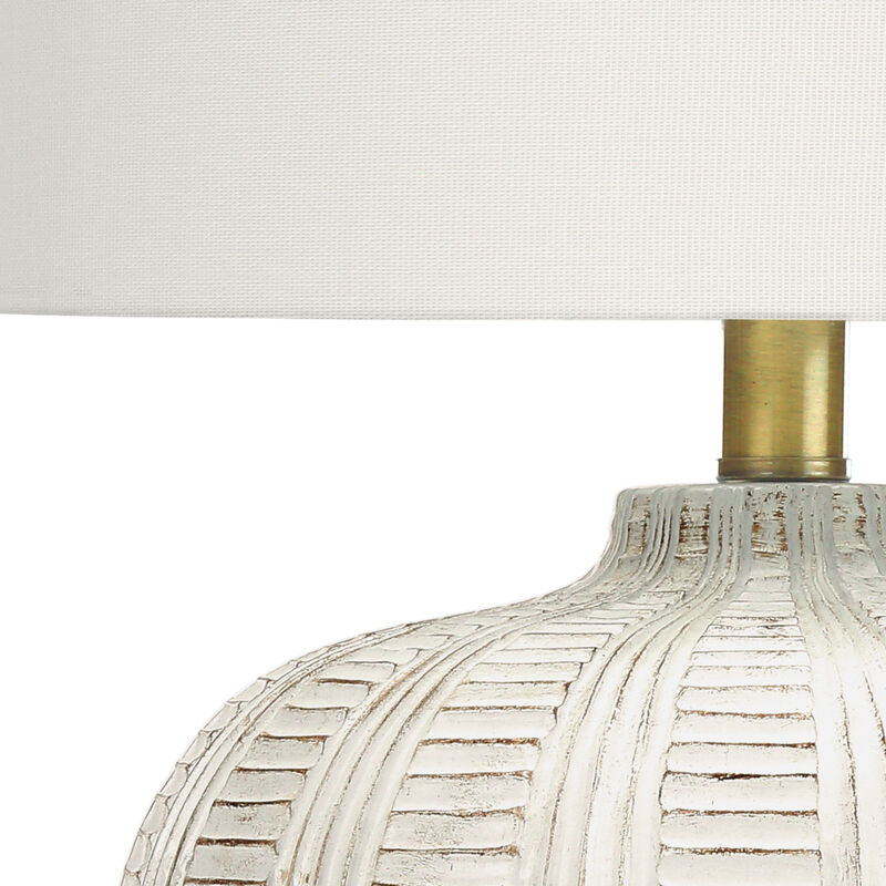 ELEMENT ACE Transitional 21-Inch Height Table Lamp with Sturdy Base and Fabric Shade Ideal for Living Room Bedroom Home Office Decorative Accent Lighting image number 5