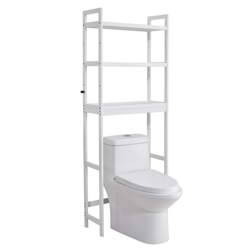Over the Toilet Storage 3-Tier Bathroom Shelf Rack Space Saver Organizer