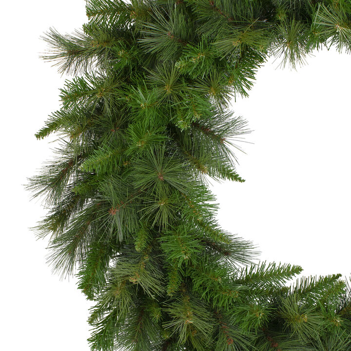 Canyon Pine Mixed Artificial Christmas Wreath  36-Inch  Unlit