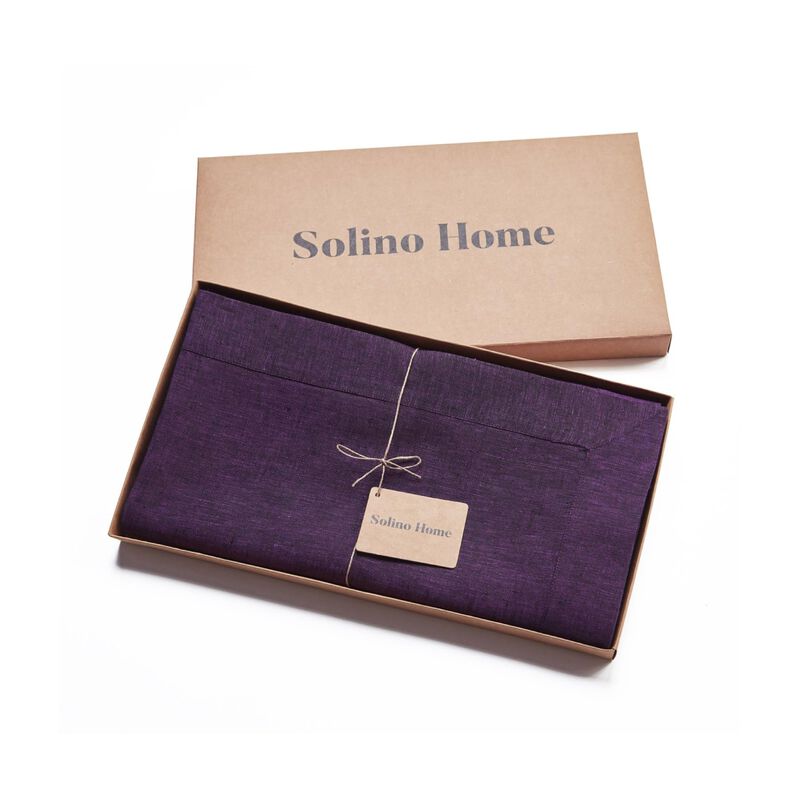 Solino Home 100% Pure Linen Tablecloth - Athena
