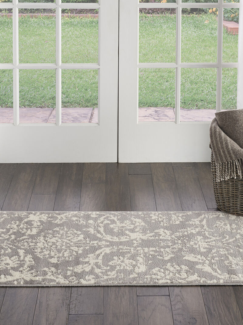 Jubilant JUB09 Gray 2'3" x 7'3" Rug