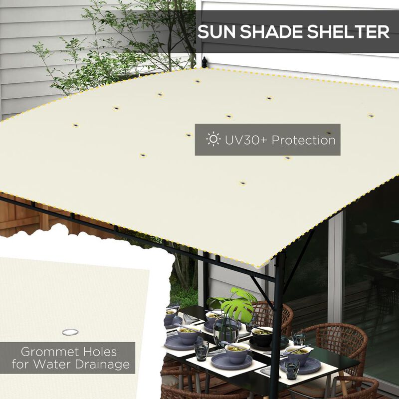 Hivvago 10x13 Outdoor Pergola Shade Structure for Garden image number 4