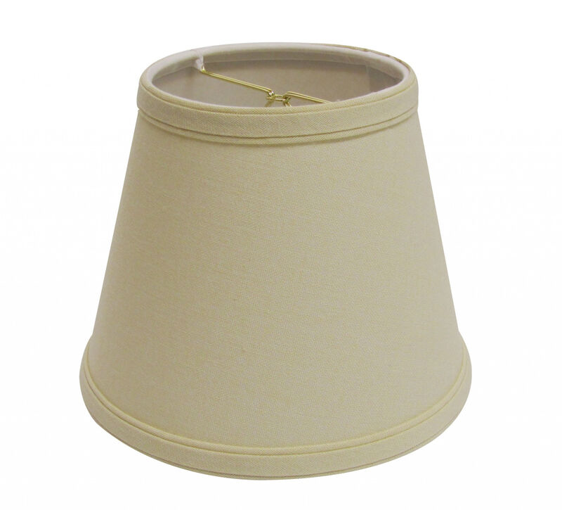 Hivvago Beige Linen Empire Lamp shade 10"W Bottom