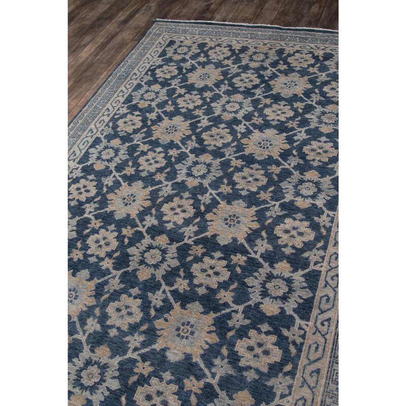 Momeni Traditional Rectangle Area Rug, Blue, 5'6 X 8'6