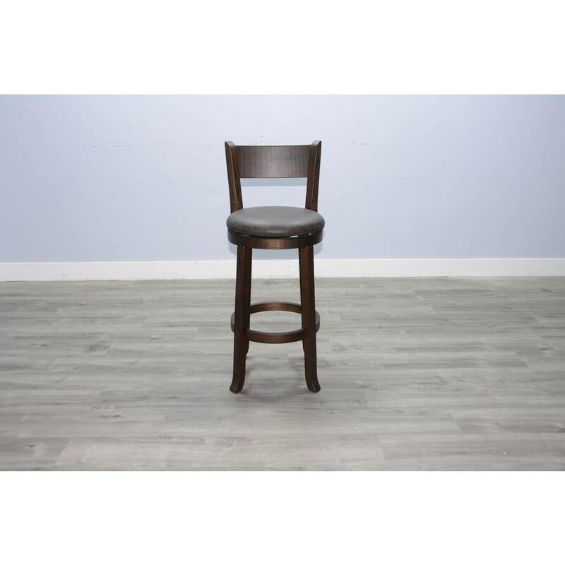 Sunny Designs Bar Swivel Barstool, Cushion Seat