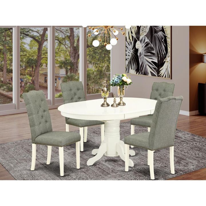 Dining Room Set Linen White
