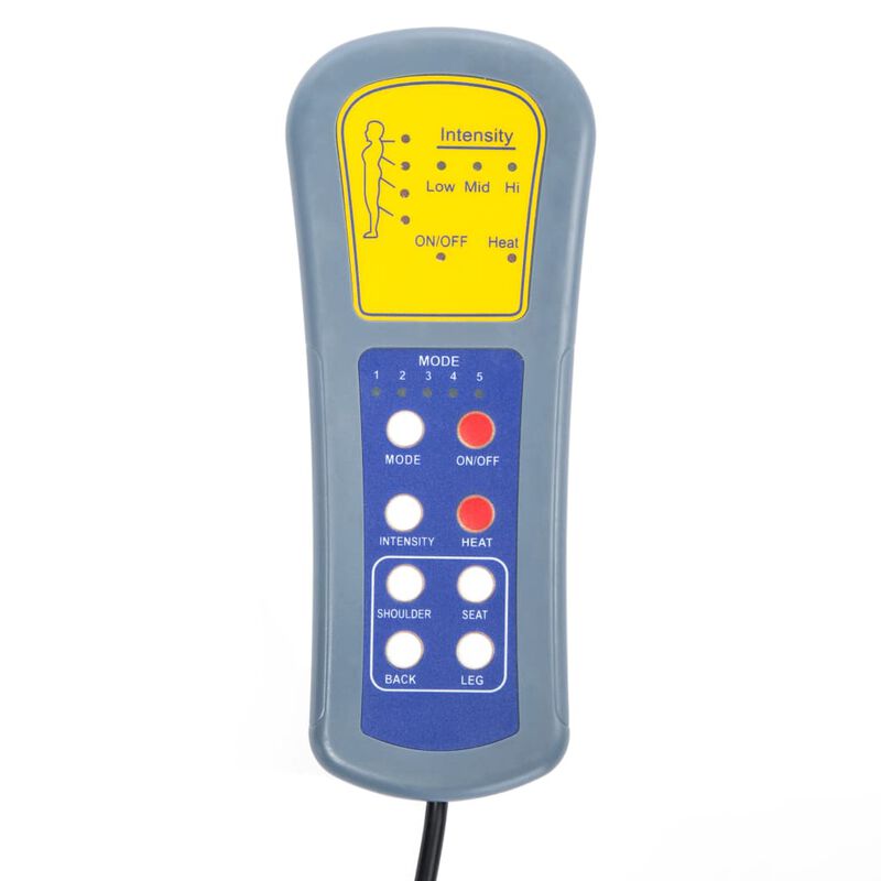 Massage Recliner Taupe Fabric