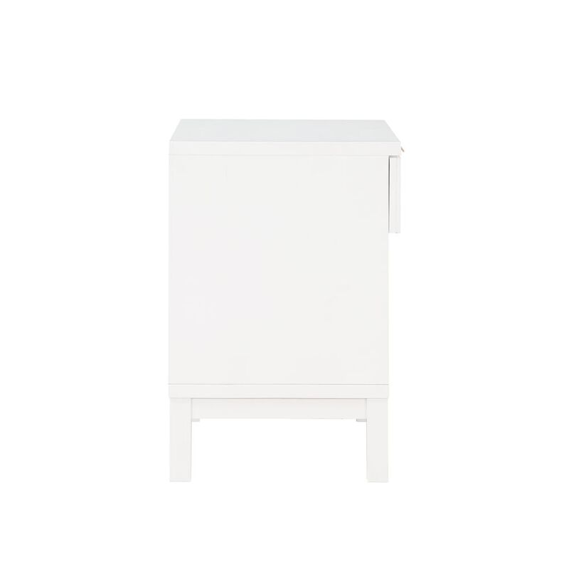 Comfort Pointe Bayport Cane 1 Drawer Nightstand