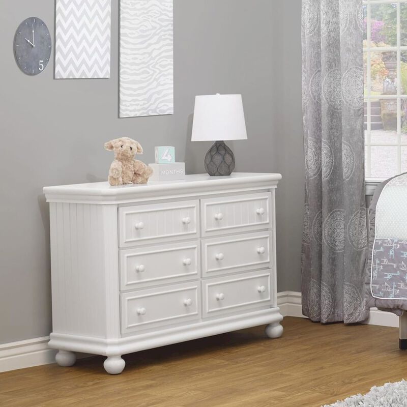 Sorelle Finley RTA 6 Drawer Double Dresser image number 1