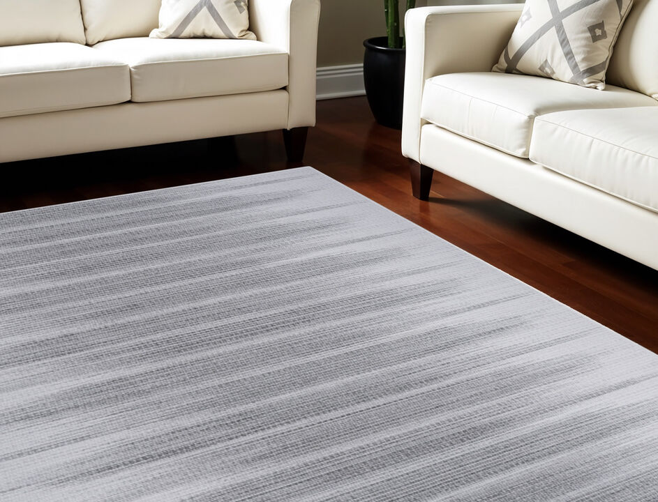 HomeRoots Ombre Distressed Non Skid Area Rug