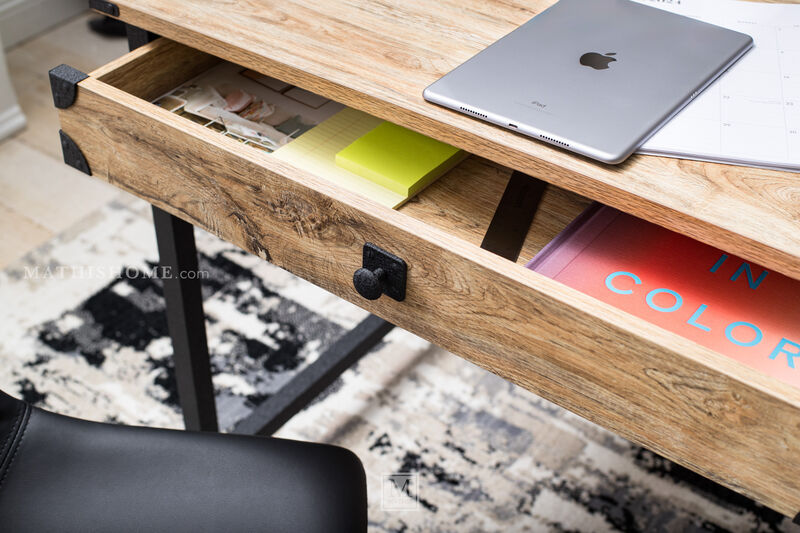 Industrial Metal & Wood Desk