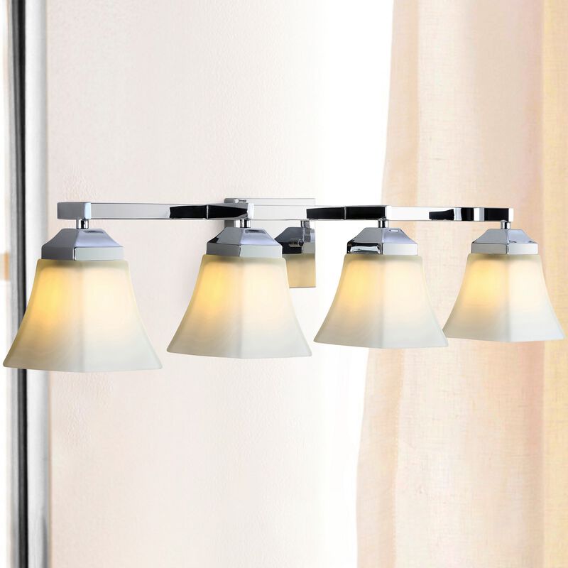 Staunton Iron/Glass Modern Cottage LED Vanity Light