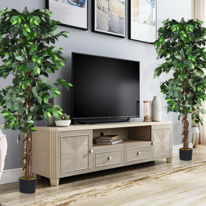 6 Feet Artificial Ficus In/Outdoor Home Tree