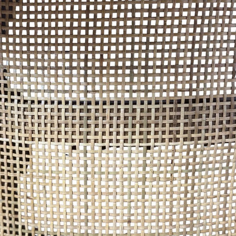 Carolina Chair & Table Marlowe 30 Cane Drum Base Coffee Table - Blonde Acacia