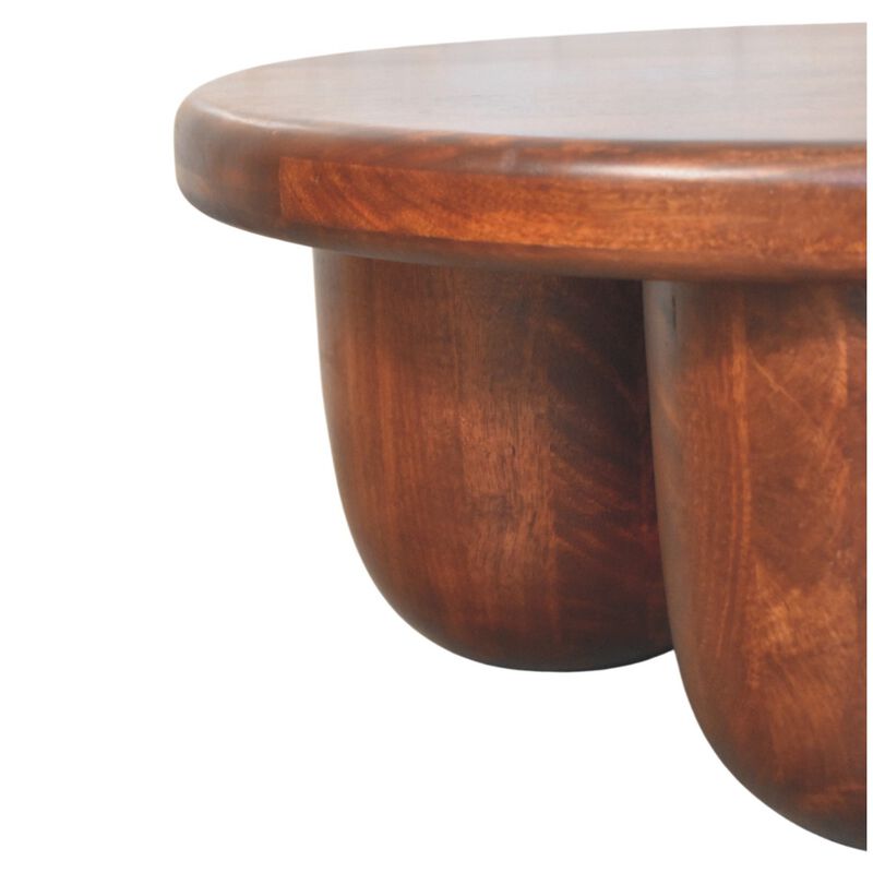Artisan Furniture Solid Wood Clara Sculpted Coffee Table image number 6