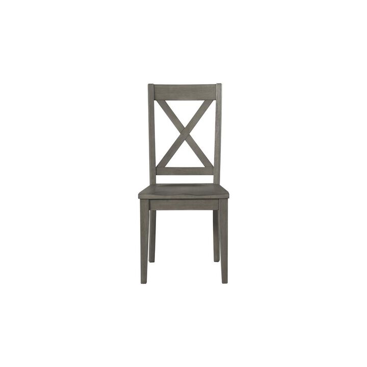 Belen Kox Transitional Slatback Side Chair Set, Belen Kox