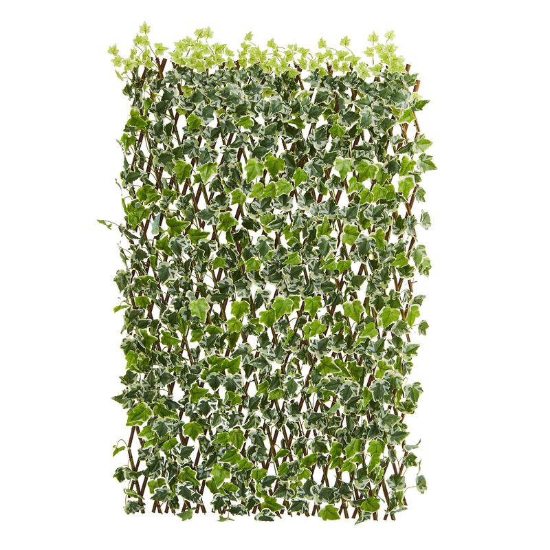 Hivvago 39" English Ivy Expandable Fence UV Resistant & Waterproof