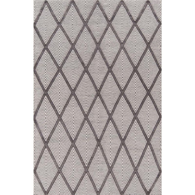 Erin Gates Modern Rectangle Area Rug, Charcoal, 7'6 X 9'6