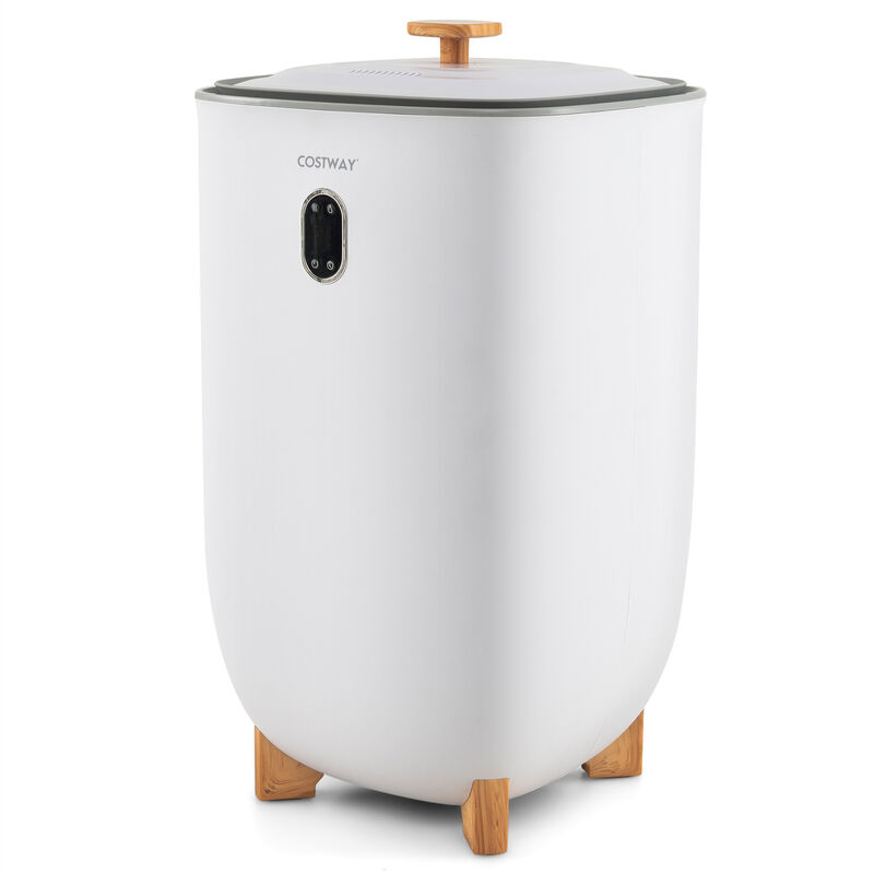 35L Large Home Towel Warmer Bucket with Auto Shut-off Function-White image number 0
