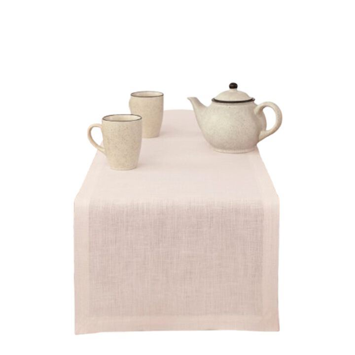 Solino Home 100% Pure Linen Table Runner - Fete