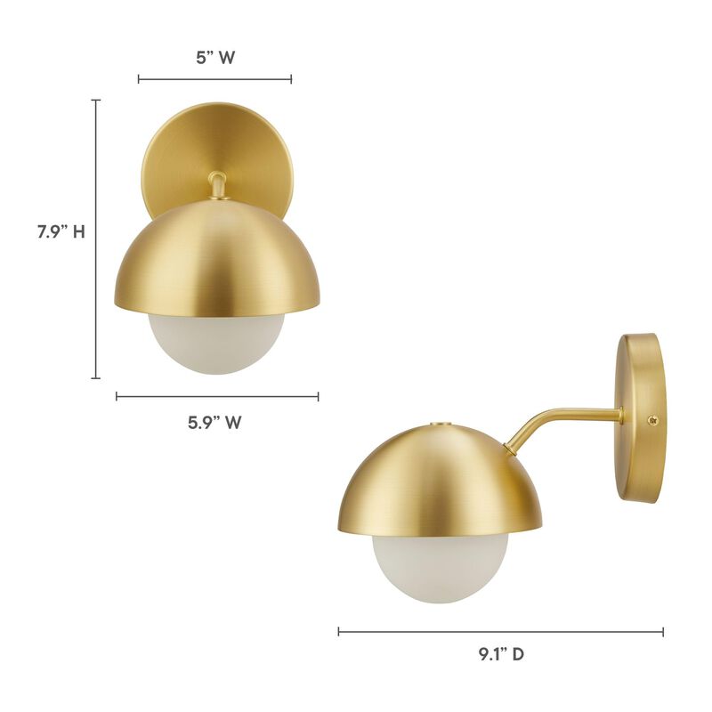 Eclipse Globe Wall Sconce image number 4