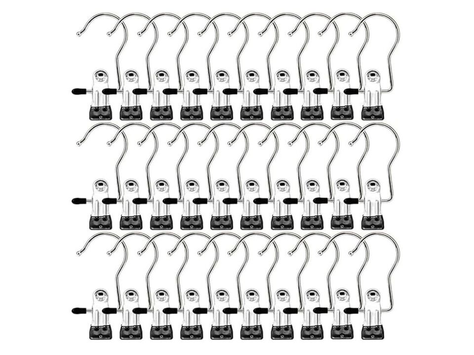 Laundry Hooks Hanging Clips Clothes Pins Closet Hanger Organizer Clamps