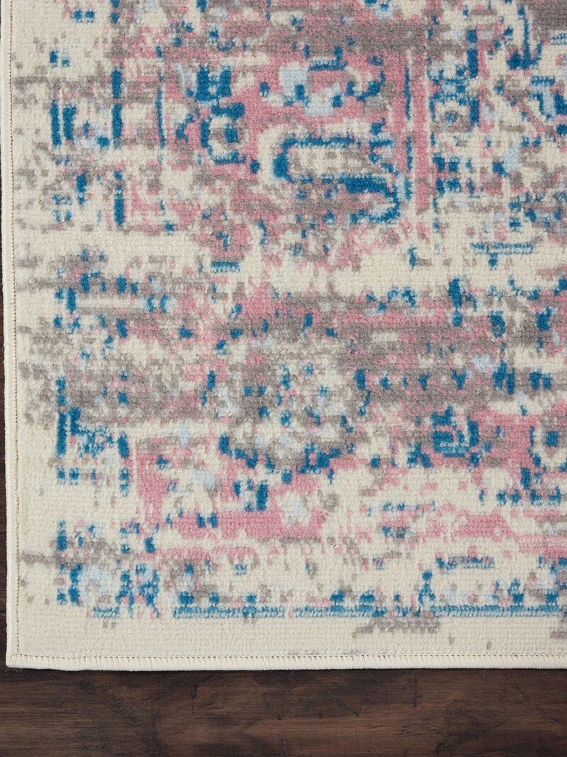 Grafix GRF14 Ivory/Pink 2' x 4' Rug