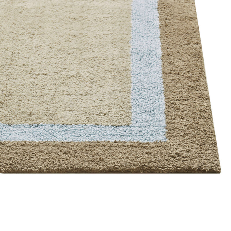 Gracie Mills Nixon Non Skid Cotton Tufted Bath Rug - 24x60"