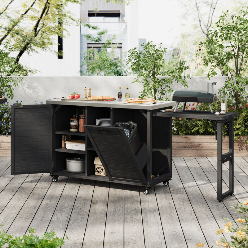 Large Outdoor Kitchen Island image number 5